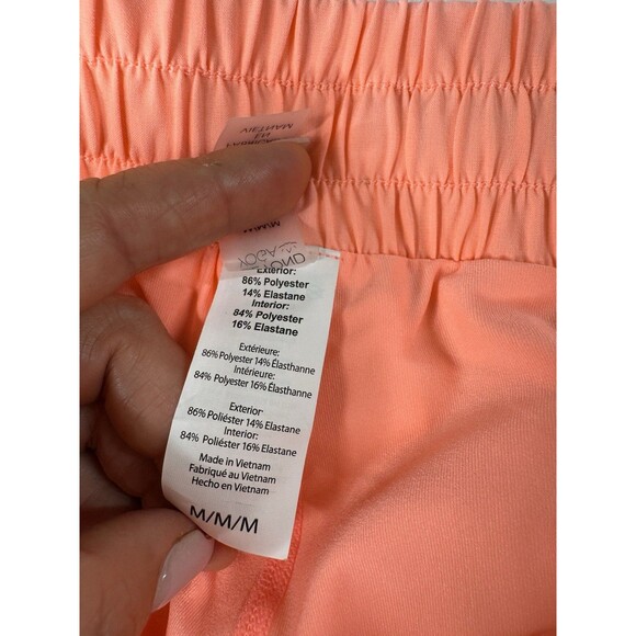 BEYOND YOGA In Stride Lined Skirt Electric Peach Athletic Tennis Running,M - Picture 16 of 16